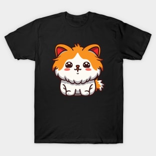 cute kawaii cat cartoon T-Shirt